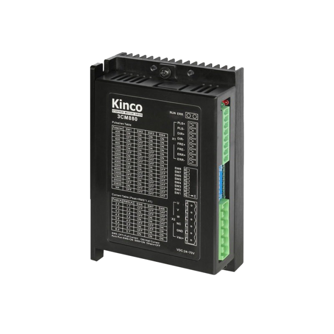 Биполярный драйвер серии CM для управления трёхфазными шаговыми двигателями серии 57 и 85 KINCO 0,25 2,4-8,0 А 3CM880